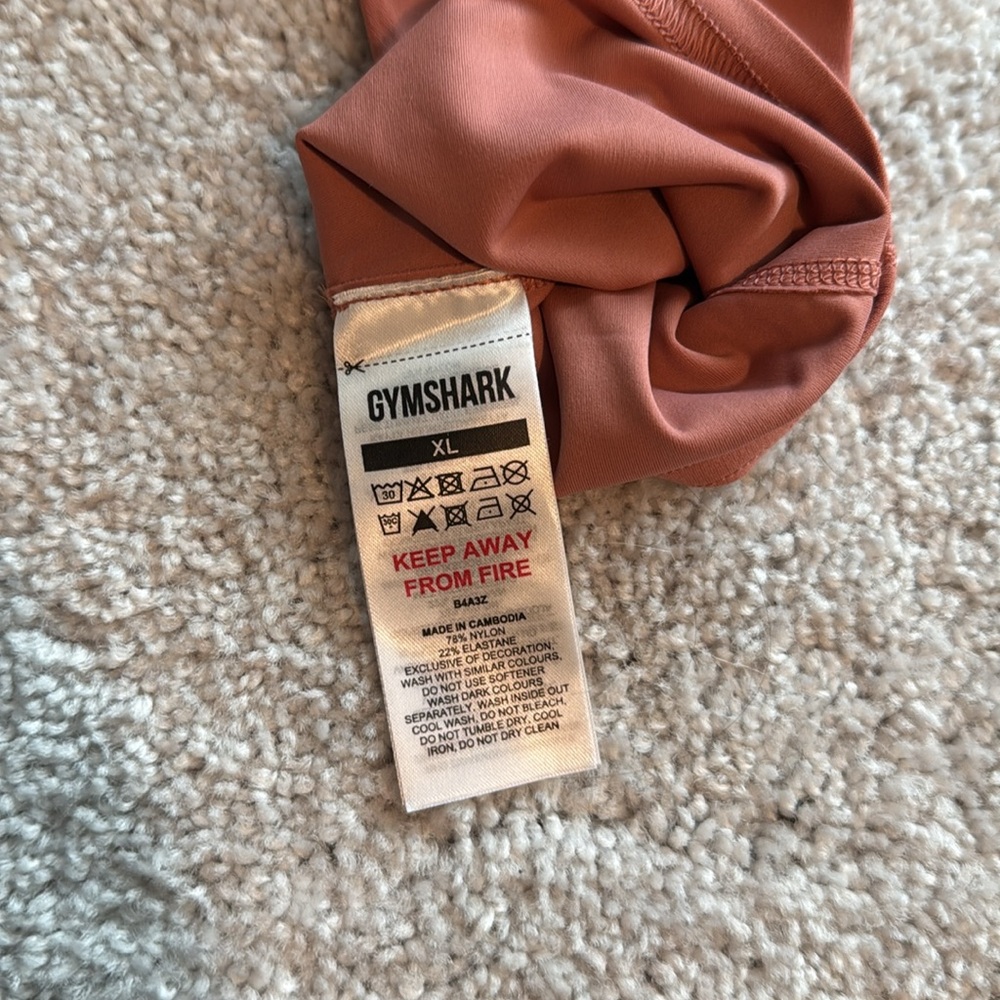 Gymshark x Whitney Simmons V5 Collection Canton Red High Waisted Leggings - Picture 6 of 6